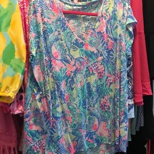 Lilly Pulitzer Mermaids Cove Etta Top